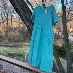 Gudrun Sjoden, 'Pom-Pom' Organic Cotton Dress, NEW with tag, Medium, Pockets